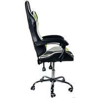 Игровое (геймерское) кресло Calviano Ultimato (черный/белый/салатовый)
