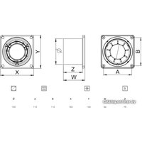 Осевой вентилятор Awenta Ring 100 WWR100 в Гомеле