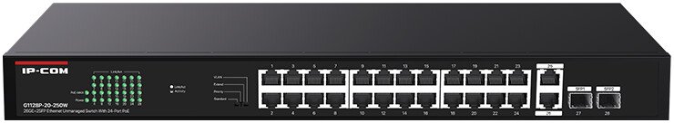 

Неуправляемый коммутатор IP-COM G1128P-24-250W