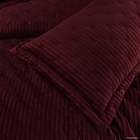 Набор текстиля для спальни Sofi De MarkO Адажио 240х260 Пок-АЖ-БР-240х260 (бордовый)