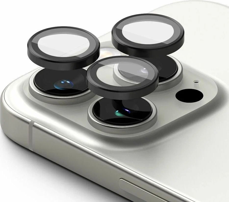 

Защитное стекло Ringke Camera Frame Protector 2шт для iPhone 16 Pro / 16 Pro Max Black