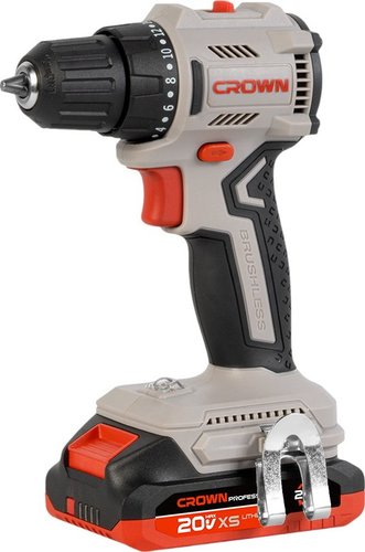 Дрель-шуруповерт Crown CT21131XS-2 BMC (с 2-мя АКБ, кейс)