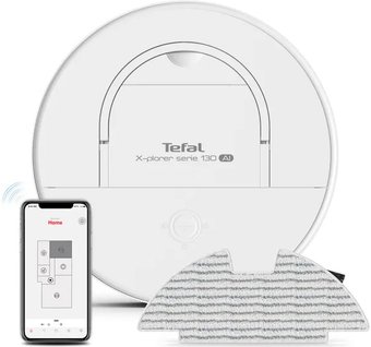 Робот-пылесос Tefal X-Plorer Serie 130AI Animal & Allergy RG9077WH