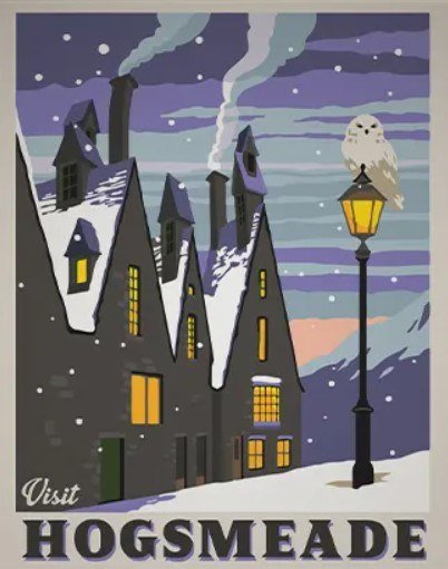 

Картина по номерам PaintLine Хогсмид. Постер PL-00353