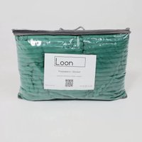 Плед Loon Лайнз 200х220 (темно-зеленый)