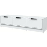 Тумба Интерлиния ТВ Концепт КТ-ТВ3-35 (белый платинум/белый платинум)
