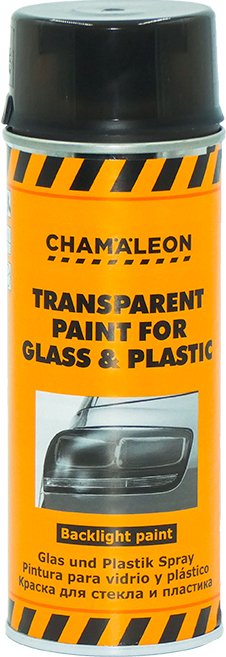 

Автомобильная краска Chamaleon для стекла и пластика 400мл 26351 (черный)