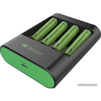 Аккумуляторы + зарядное GP USB Rapid Charger U421 + 4x2700mAh U421270WA22GSFE-2GBEA4