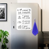 Магнитно-маркерная доска BRAUBERG Fridge 237847 (белый)