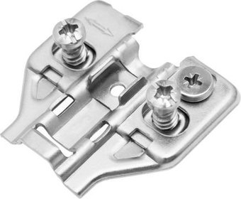 Планка для петель Boyard Neo Xit с эксцентриком H5132 с предустановленными евровинтами
