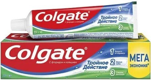 

Зубная паста Colgate Тройное действие Натуральная мята 150 мл
