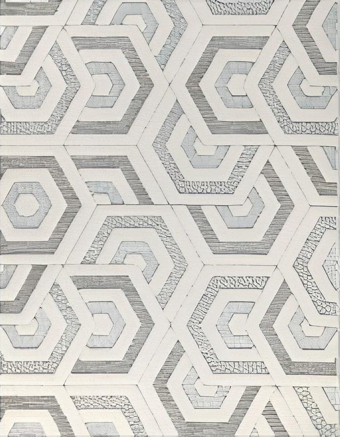 Ковер для жилой комнаты Linea Hali Elegant P1341-GREY (1.5x2.3)