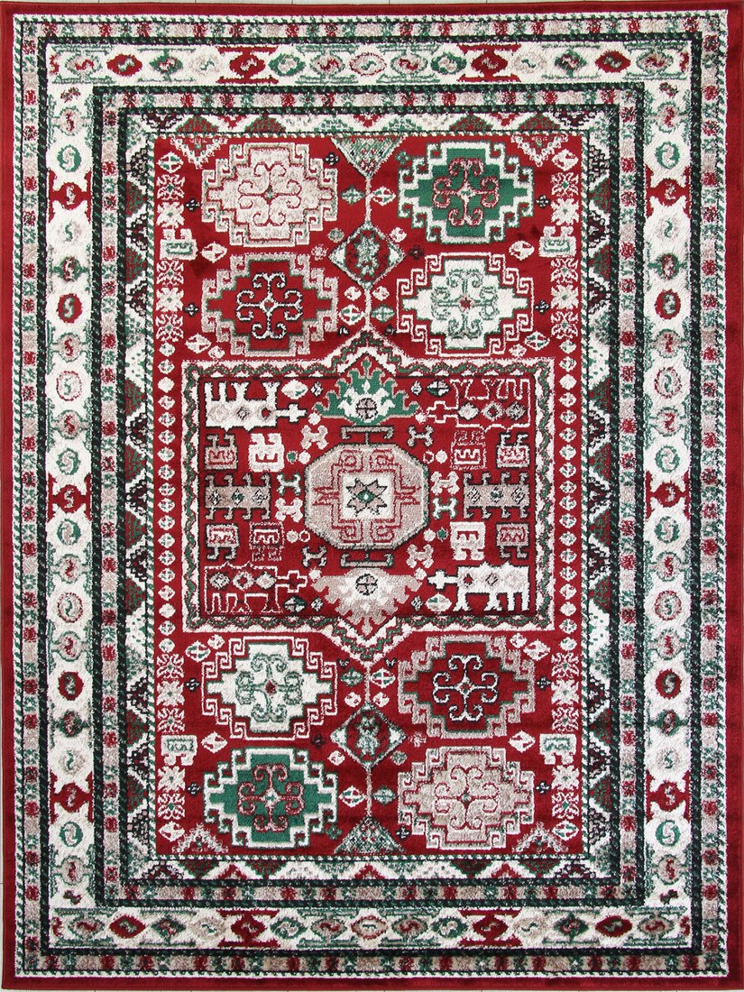 

Ковер для жилой комнаты Merinos Darga F667-STAN-RED-CREAM (2x5)