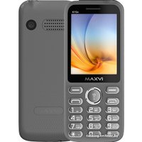 Кнопочный телефон Maxvi K15n (серый)