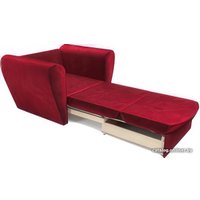 Кресло-кровать Мебель-АРС Квартет (бархат, красный Star Velvet 3 Dark Red)