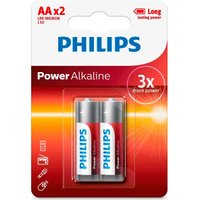 Батарейка Philips Power Alkaline AA LR6P2B/97 (2 шт)