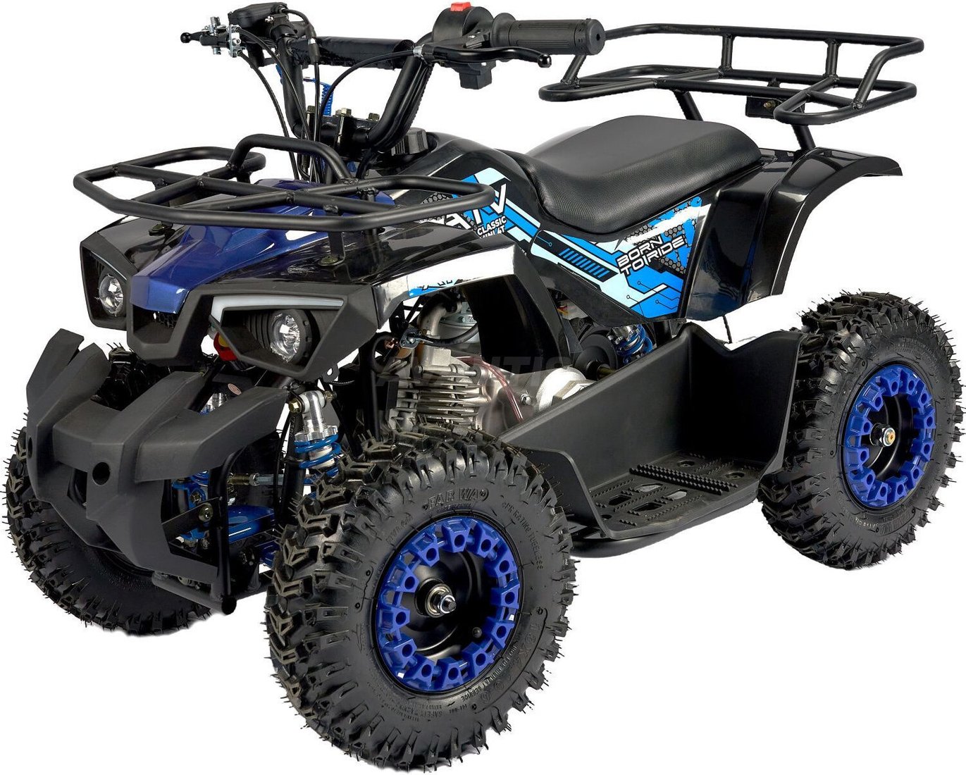 Квадроцикл ATV 60 MINI 4T (черный/синий)