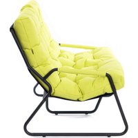 Садовый диван TetChair Ergo (рогожка с водоотталкивающей пропиткой, лайм)