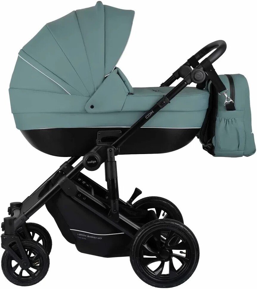 

Универсальная коляска Indigo Coin (3 в 1, зеленый)