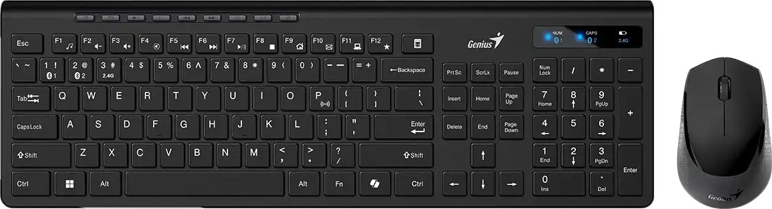 Офисный набор Genius SlimStar 8230 (черный)