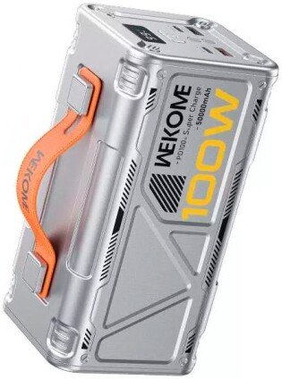 Внешний аккумулятор Wekome WP-08 50000 mAh (серебристый)