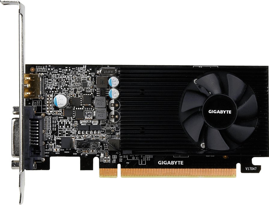 

Видеокарта Gigabyte GeForce GT 1030 Low Profile 2GB [GV-N1030D5-2GL]