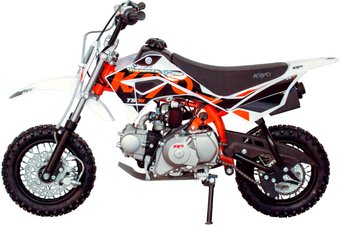Мотоцикл Kayo Mini TS70 10/10 (белый/оранжевый)
