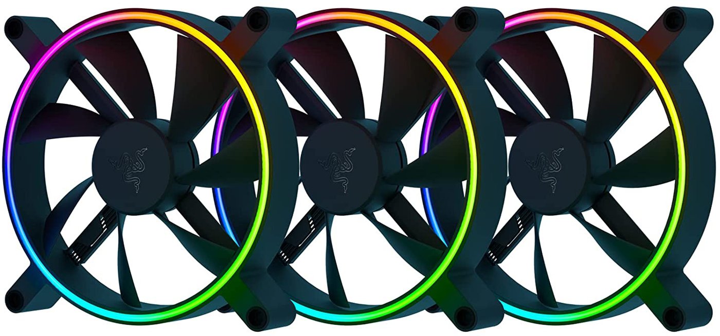 

Комплект вентиляторов для корпуса Razer Kunai Chroma 140mm 3 Fans RC21-01810200-R3M1