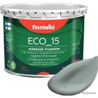 Краска Finntella Eco 15 Sammal F-10-1-3-FL052 2.7 л (серо-зеленый)