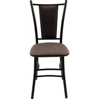 Стул ВВР Марсель (бурый/черный, рогожка)