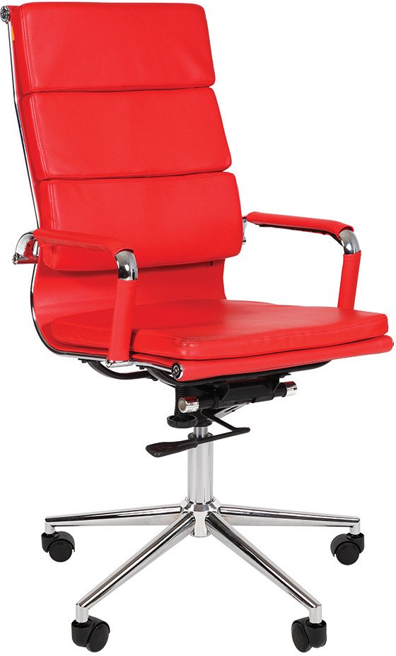 Офисное кресло CHAIRMAN 750 (экокожа, красный)