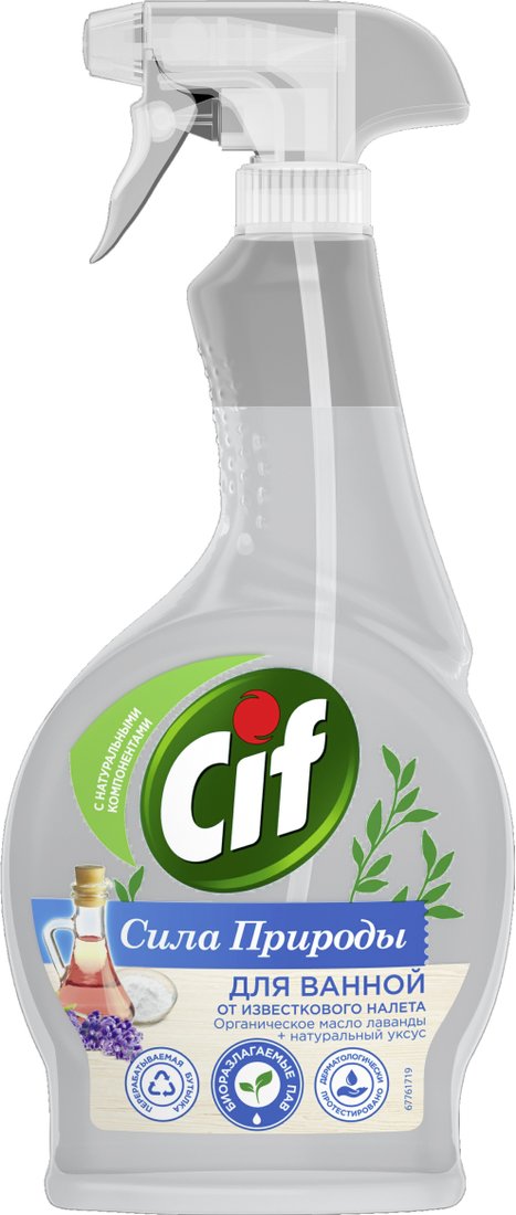 

Средство для ванных комнат Cif Сила природы для ванной 500 мл