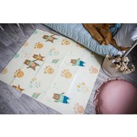 Игровой коврик Evolution Print B 150x180 (синяя птица/мишка)