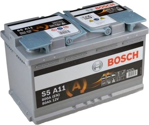 

Автомобильный аккумулятор Bosch S5 A11 (580901080) 80 А/ч