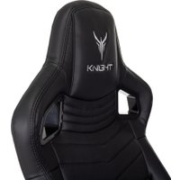 Игровое (геймерское) кресло Knight Hunter (черный экокожа)