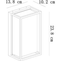 Уличный настенный светильник Arte Lamp Marfik A2322AL-1GO