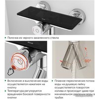 Смеситель IDDIS Shelfy SHESBBTi02WA