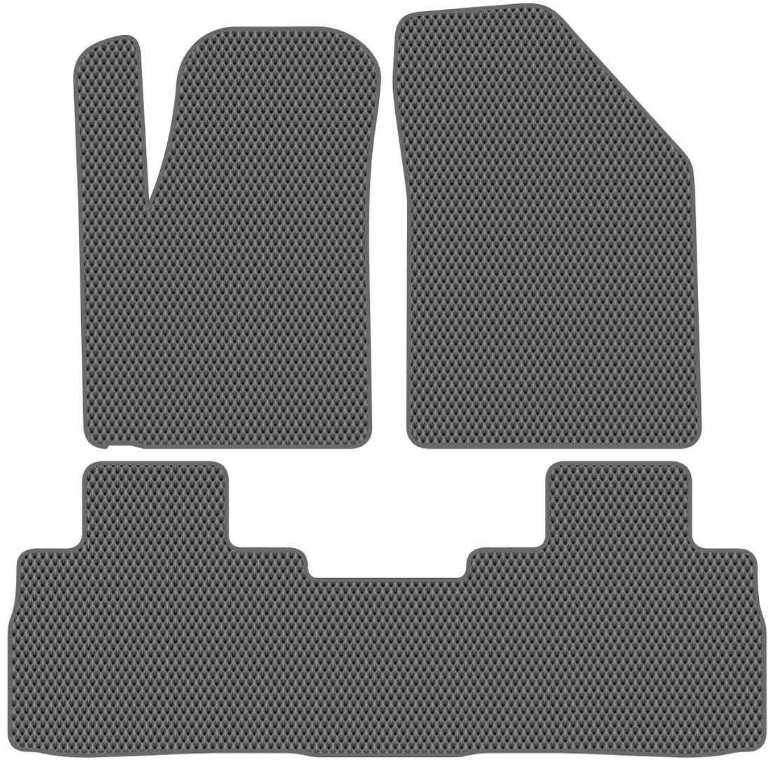 

Комплект ковриков для авто Alicosta Evolute i-Space I (suv / Гибрид) 2023 - Н.В. задний цельный (серый, ромб)