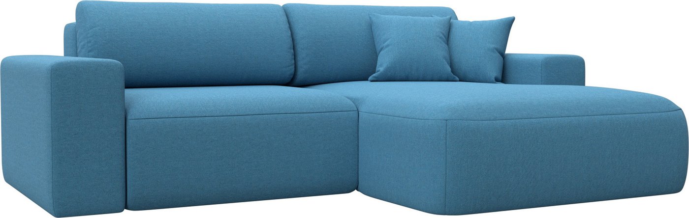 

Угловой диван Лига диванов Лига-036 НПБ Классик правый 125465 (рогожка амур голубой)