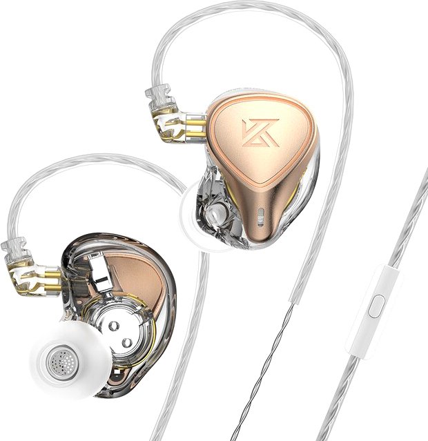 

Наушники KZ Acoustics ZEX Pro (с микрофоном, золотистый)