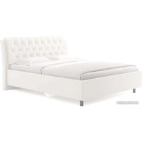 Кровать Сонум Olivia 200x200 (экокожа белый)
