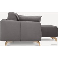 Угловой диван Divan Льери Мини Velvet Grey 240327 (серый)
