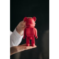 Статуэтка К.РАМА Мишка Лего (малиновый)
