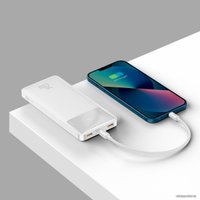 Внешний аккумулятор Baseus Bipow Fast Charge Power Bank 20W 10000mAh (белый)