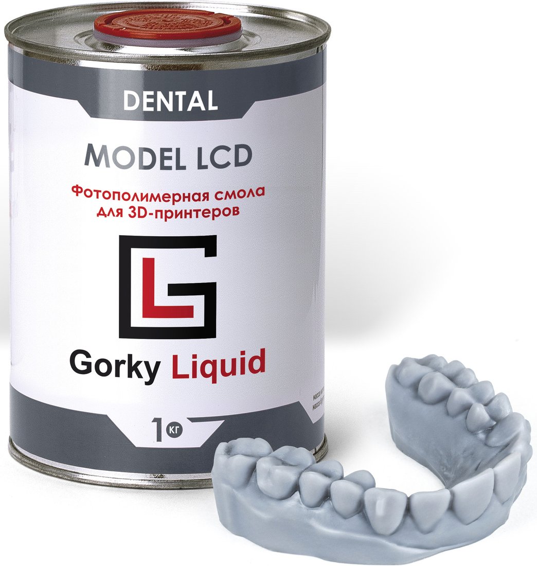 

Фотополимер Gorky Liquid Dental Model LCD/DLP Gray 1 кг