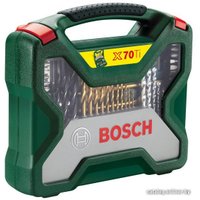 Набор оснастки для электроинструмента Bosch Titanium X-Line 2607019329 70 предметов