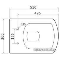 Унитаз подвесной BelBagno Carina [BB514CHR] (без сиденья)