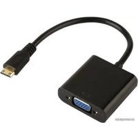Адаптер USBTOP miniHDMI – VGA (черный)
