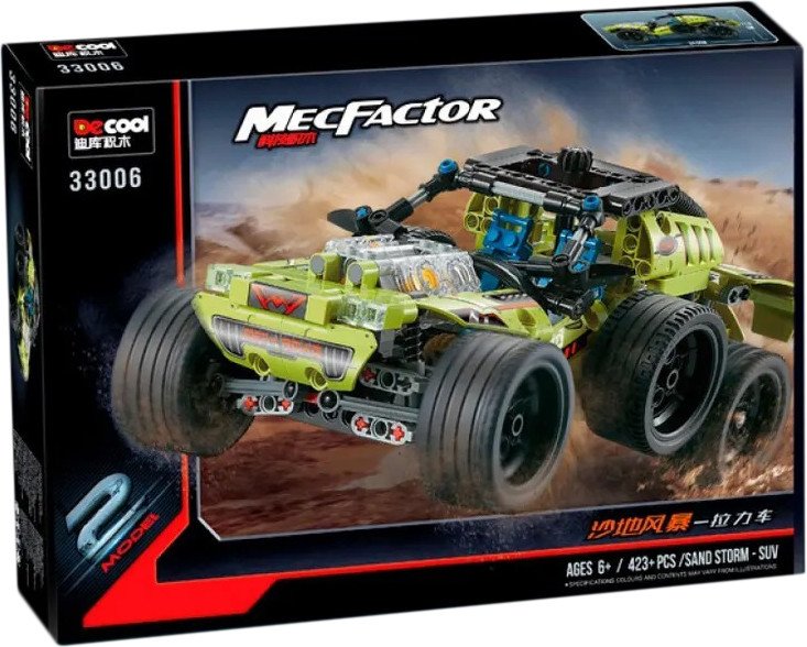 

Конструктор Decool Sand Storm 2в1 33006