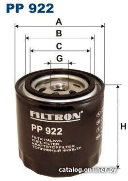 Топливный фильтр Filtron PP922